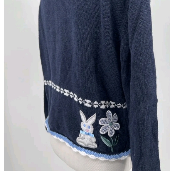 Vintage Christopher & Banks Spring Easter Cardigan - Picture 6 of 8
